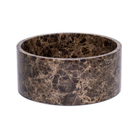 Brown Marble Fruit Bowl - Ø24 cm