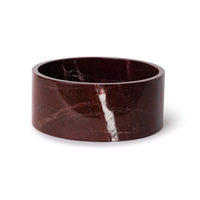 Red Marble Fruit Bowl - Ø24 cm