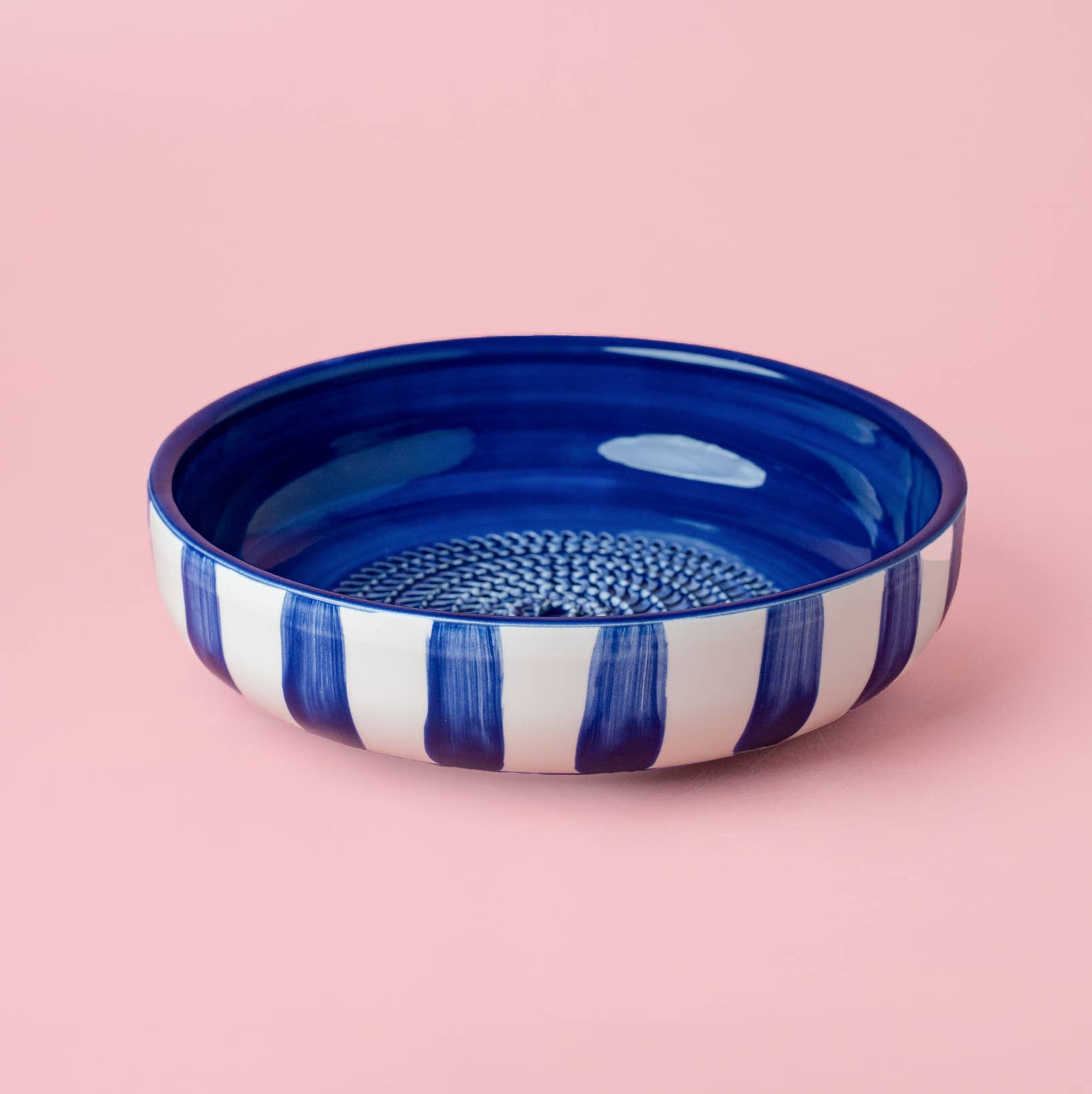 Large Ceramic Grater Plate Costa Azul
