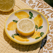 Small Ceramic Grater Plate Lemon
