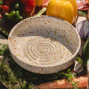 Large Ceramic Grater Plate Carnaval