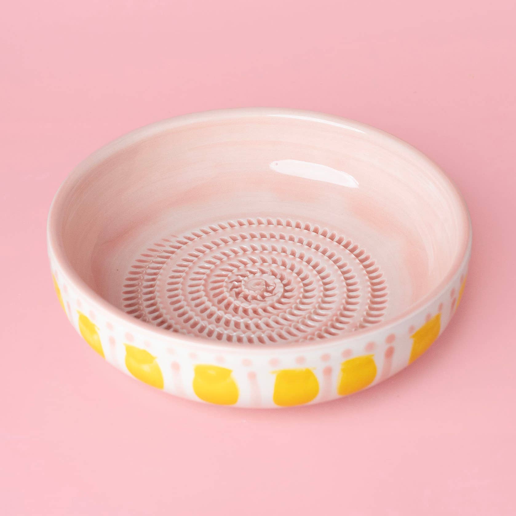Large Ceramic Grater Plate Valentina