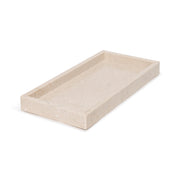 Beige Marble Flat Tray - 15x30 cm