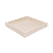 Beige Marble Square Tray - 30x30 cm