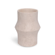 Travertine Design Vase - Ø12x20 cm