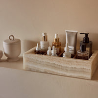 Honey Onyx Organizer Box - 32.5x17.5x8 cm