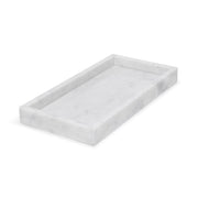 White Marble Flat Tray - 15x30 cm