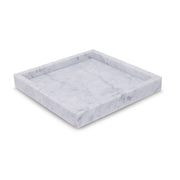 White Marble Square Tray - 30x30 cm