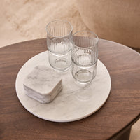 White Marble Round Tray - Ø30 cm