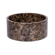 Brown Marble Fruit Bowl - Ø24 cm