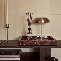 Red Marble Square Tray - 30x30 cm