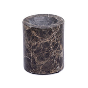 Brown Marble Candle Holder M - Ø6 x 7 cm