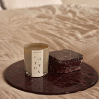 Red Marble Round Tray - Ø30 cm