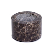 Brown Marble Candle Holder S - Ø6 x 4 cm