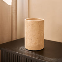Travertine Bottle Cooler - Ø12x18 cm
