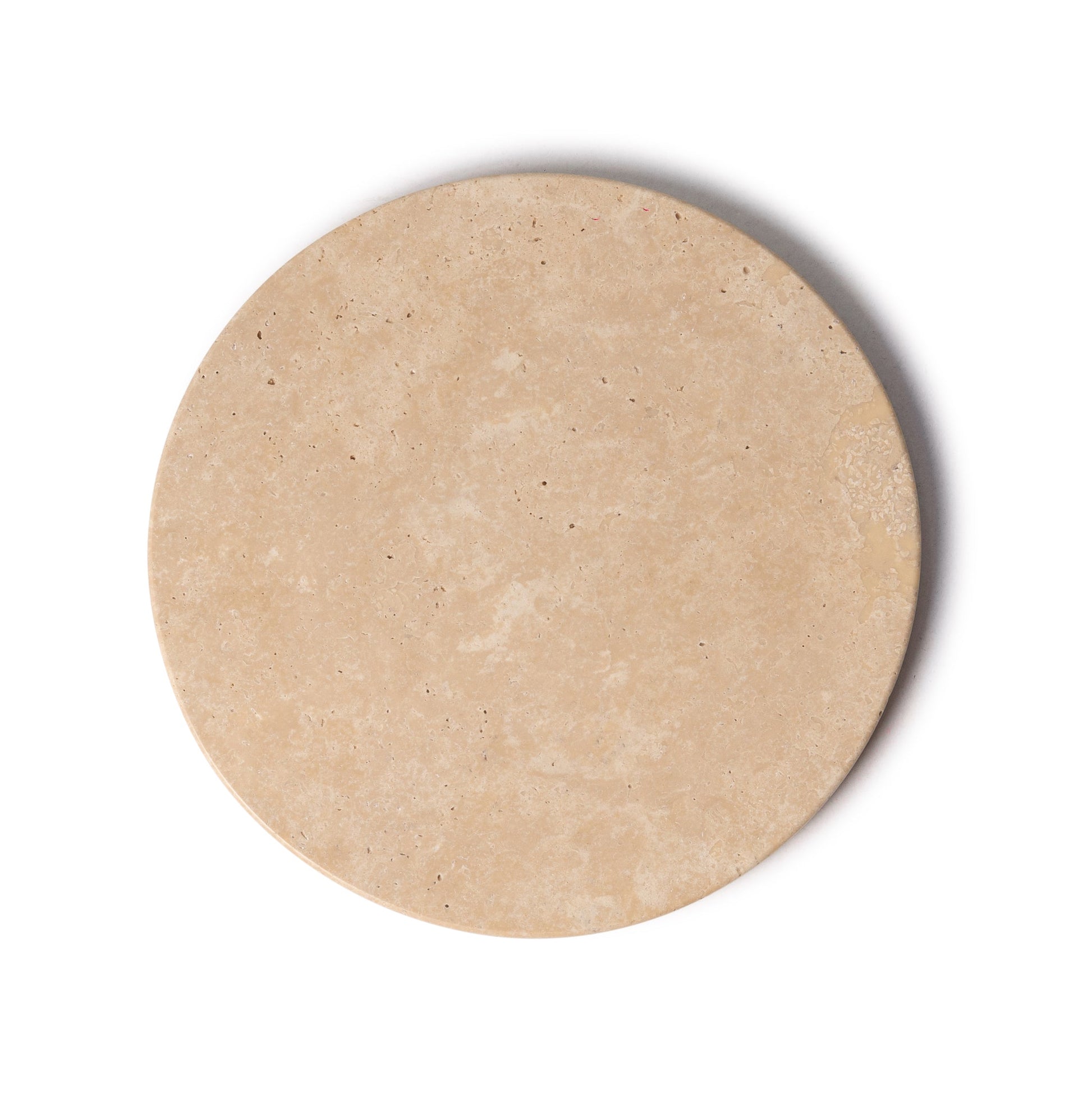 Travertine Round Tray - Ø20 cm