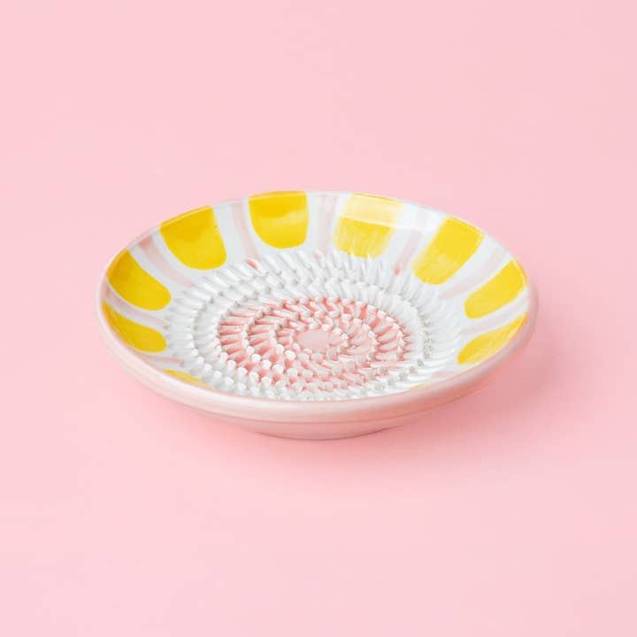 Răzătoare mică din ceramică / Valentina roz pastel