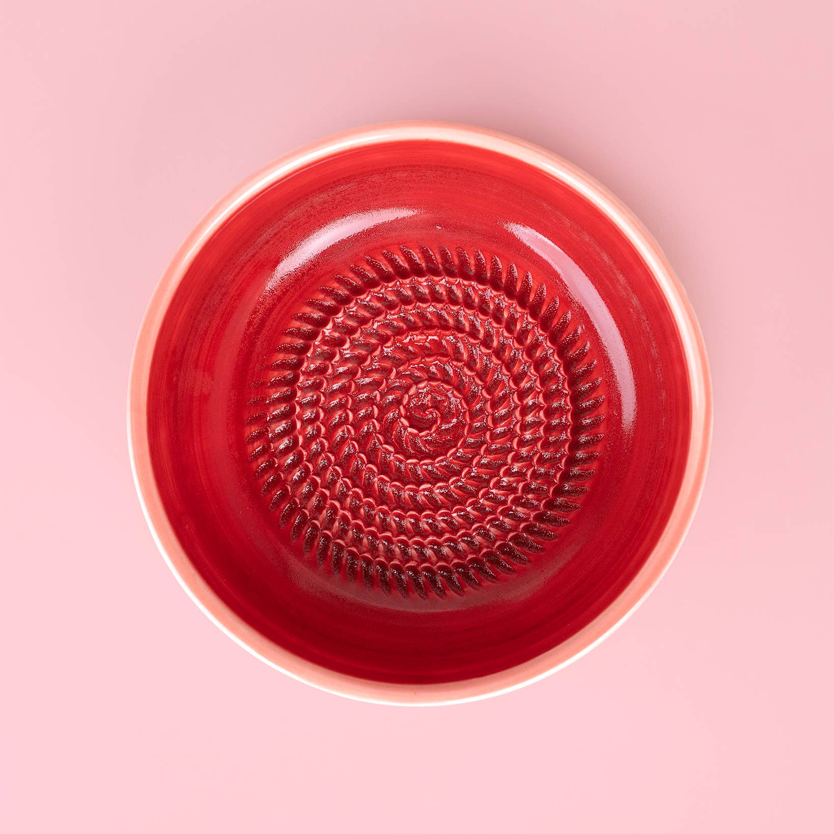 Medium Grater Plate Spanish Artisanal Pottery - Sweetheart