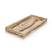 Sandal Onyx Serving Tray with Rim - 40x20 cm